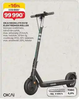 Auchan OKAI Neon Lite ES10 Elektromos Roller ajánlat