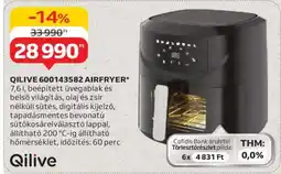 Auchan QILIVE 600143582 AIRFRYER ajánlat
