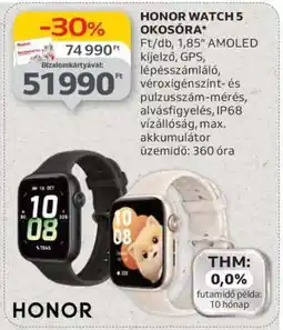 Auchan HONOR WATCH 5 OKOSÓRA ajánlat