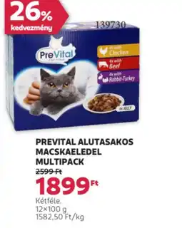 Rossmann Prevital Alutasakos macskaeledel multipack ajánlat