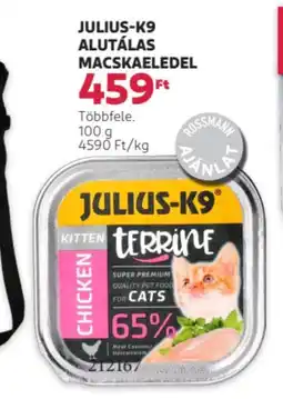 Rossmann Julius-K9 Alutálas macskaeledel ajánlat