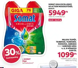 Rossmann Somat Giga excellence 4x action mosogatógél ajánlat