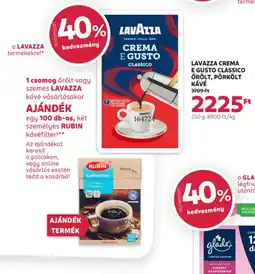 Rossmann Lavazza Crema e gusto classico őrölt, pörkölt kávé ajánlat