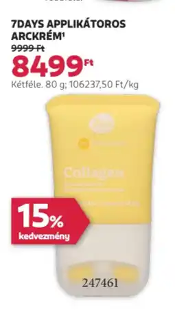 Rossmann 7days Applikátoros arckrém ajánlat