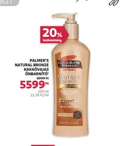 Rossmann Palmer's Natural bronze kakaóvajas önbarnító ajánlat
