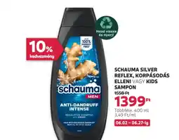 Schauma Silver reflex, korpásodás
