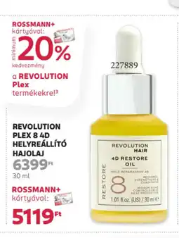 Revolution Plex 8 4D helyreállító hajolaj