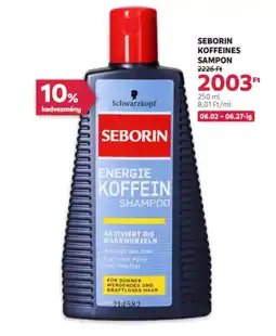 Rossmann Seborin koffeines sampon ajánlat