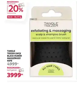 Rossmann Tangle Teezer onyx black fejbőr ajánlat