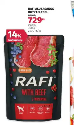 Rossmann Rafi alutasakos kutyaeledel ajánlat