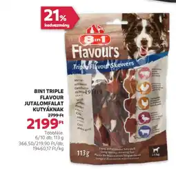 8in1 triple flavour jutalomfalat kutyáknak