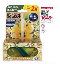 Rossmann Ambi pur toalett- frissítő ajánlat