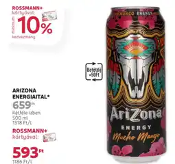 Rossmann Arizona energiaital ajánlat