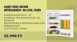 Biri Elektro Candy COHS 38E36W hűtőszekrény, 90 liter ajánlat