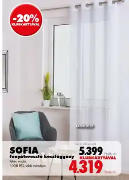 Diego Sofia fényáteresztő készfüggöny ajánlat