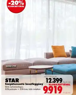 Diego Star fényáteresztő készfüggöny ajánlat
