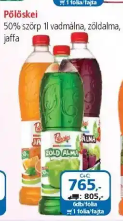 ÁRKLUB Pölöskei 50% szörp ajánlat