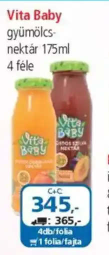 ÁRKLUB Vita Baby gyümölcs- nektár ajánlat