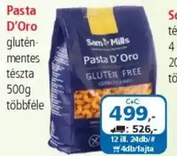 ÁRKLUB Pasta D'Oro glutén- mentes tészta ajánlat