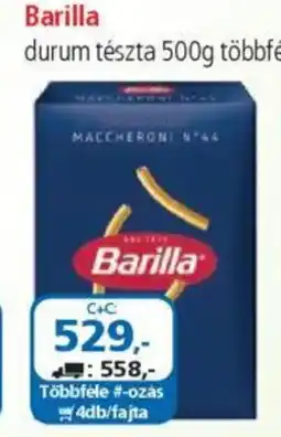 ÁRKLUB Barilla durum tészta ajánlat