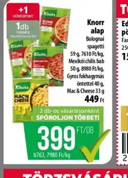 Coop Knorr Alap ajánlat