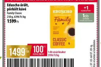 Coop Eduscho őrölt, pörkölt kávé ajánlat