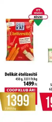 Coop Delikát ételízesítő ajánlat