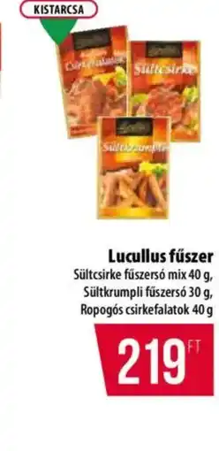 Coop Lucullus fűszer ajánlat