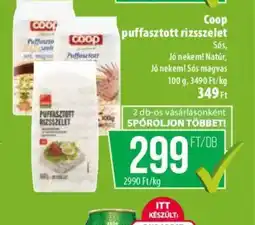 Coop Coop puffasztott rizsszelet ajánlat