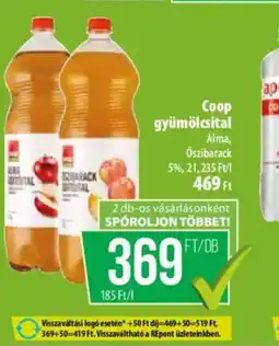 Coop Coop gyümölcsital ajánlat