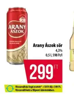 Coop Arany Ászok sör ajánlat