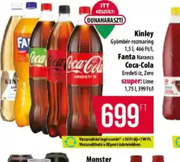 Coop Kinley, Fanta Narancs, Coca-Cola ajánlat