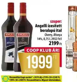Coop Angelli ízesített bor alapú ital ajánlat