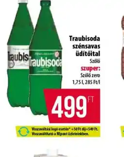 Coop Traubisoda szénsavas üdítőital ajánlat