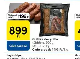 Tesco Grill Master griller ajánlat