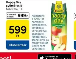 Tesco Happy Day gyümölcslé ajánlat