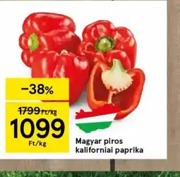 Tesco Magyar piros kaliforniai paprika ajánlat