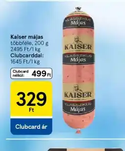 Tesco Kaiser májas ajánlat