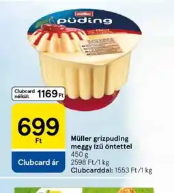 Tesco Müller grizpuding ajánlat