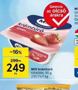 Tesco Milli krémtúr ajánlat