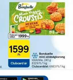 Tesco Bonduelle mini zöldségkorong ajánlat