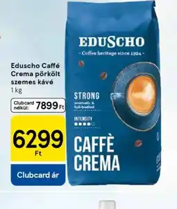 Tesco Eduscho Caffé Crema pörkölt szemes kávé ajánlat
