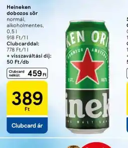 Tesco Heineken dobozos sör ajánlat