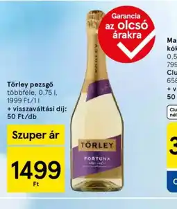 Tesco Törley pezsgő ajánlat