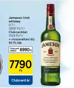 Tesco Jameson Irish Whiskey ajánlat