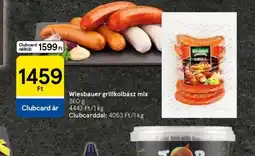 Tesco Wiesbauer grillkolbász mix ajánlat