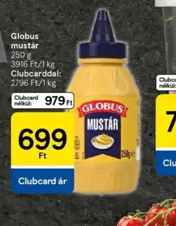 Tesco Globus mustár ajánlat