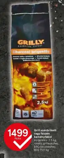 Tesco Grilly Grill Szénbrikett ajánlat
