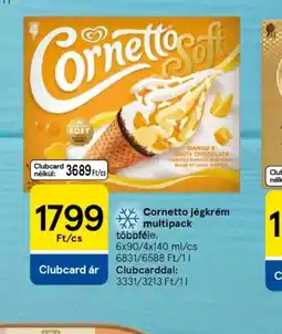 Tesco Cornetto Jégkrém multipack ajánlat