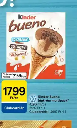 Tesco Kinder Bueno Jégkrém multipack ajánlat